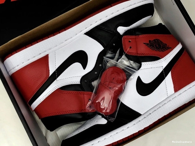 MaikeSneakers 1 Jordan Toe Air Black 555088-125 Retro 0707